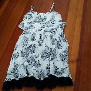 Floral evening dress